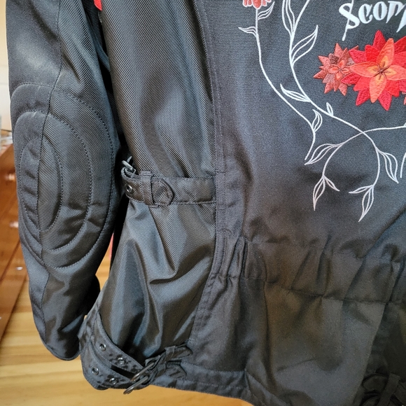Scorpion Exo Black Dahlia womens motorcycle jacket M - Picture 6 of 8